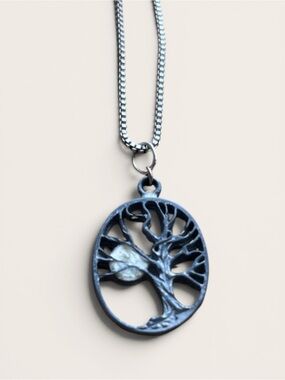 Silver Tree of Life Pendant Necklace - Silver